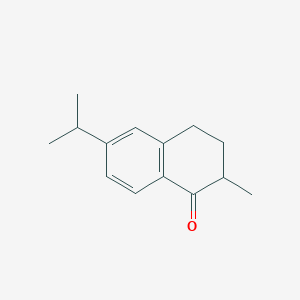 molecular formula C14H18O B14607206 2-Methyl-6-(propan-2-yl)-3,4-dihydronaphthalen-1(2H)-one CAS No. 60606-94-2