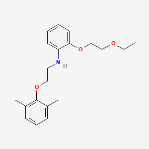 molecular formula C20H27NO3 B1460721 N-[2-(2,6-二甲基苯氧基)乙基]-2-(2-乙氧基乙氧基)苯胺 CAS No. 1040691-08-4