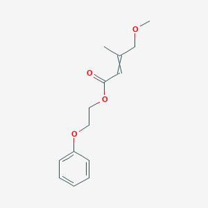 2-Phenoxyethyl 4-methoxy-3-methylbut-2-enoate