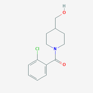 molecular formula C13H16ClNO2 B1460722 [1-(2-Chlorobenzoyl)piperidin-4-yl]methanol CAS No. 1082906-60-2
