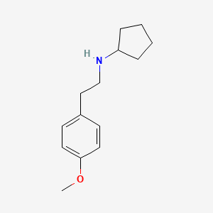 N-[2-(4-methoxyphenyl)ethyl]cyclopentanamine