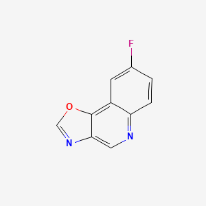 molecular formula C10H5FN2O B1460727 8-Fluorooxazolo[4,5-c]quinoline CAS No. 1027512-50-0