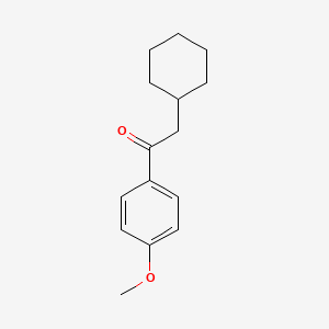 Ethanone, 2-cyclohexyl-1-(4-methoxyphenyl)-