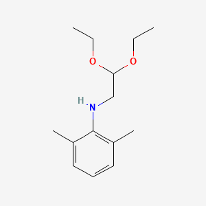 molecular formula C14H23NO2 B14607285 N-(2,2-Diethoxyethyl)-2,6-dimethylaniline CAS No. 60710-57-8