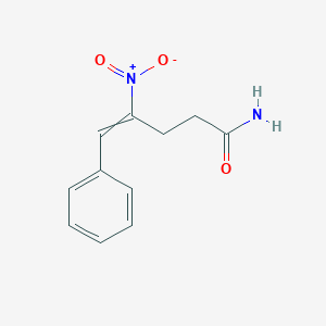 4-Nitro-5-phenylpent-4-enamide