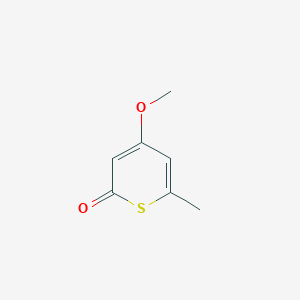 2H-Thiopyran-2-one, 4-methoxy-6-methyl-