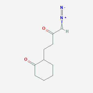 1-Diazonio-4-(2-oxocyclohexyl)but-1-en-2-olate