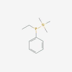 molecular formula C11H19PSi B14607330 Ethyl(phenyl)(trimethylsilyl)phosphane CAS No. 59877-22-4