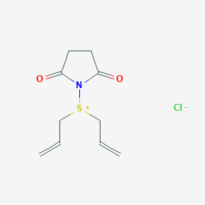 (2,5-Dioxopyrrolidin-1-yl)di(prop-2-en-1-yl)sulfanium chloride