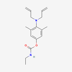 molecular formula C17H24N2O2 B14607359 4-[Di(prop-2-en-1-yl)amino]-3,5-dimethylphenyl ethylcarbamate CAS No. 60309-79-7