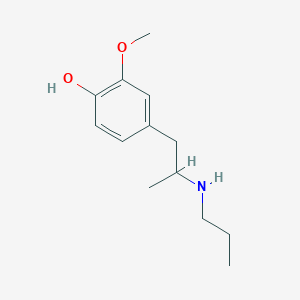 2-Methoxy-4-[2-(propylamino)propyl]phenol