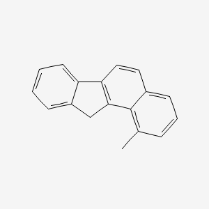 molecular formula C18H14 B14607396 1-Methyl-11H-benzo[a]fluorene CAS No. 60918-47-0