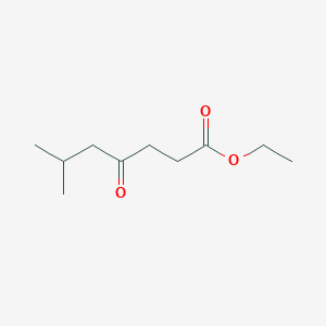 molecular formula C10H18O3 B14607409 Ethyl 6-methyl-4-oxoheptanoate CAS No. 57753-63-6