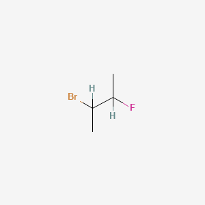 molecular formula C4H8BrF B14607422 Butane, 2-bromo-3-fluoro-, (R*,R*)- CAS No. 57302-15-5