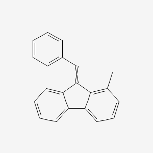 molecular formula C21H16 B14607460 9-Benzylidene-1-methyl-9H-fluorene CAS No. 58243-50-8