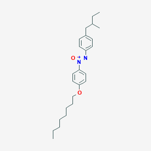 molecular formula C25H36N2O2 B14607478 1-(2-Methylbutyl)-4-{(Z)-[4-(octyloxy)phenyl]-ONN-azoxy}benzene CAS No. 60692-70-8