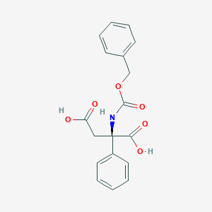 N-[(Benzyloxy)carbonyl]-2-phenyl-L-aspartic acid