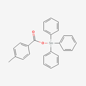 [(4-Methylbenzoyl)oxy](triphenyl)stannane