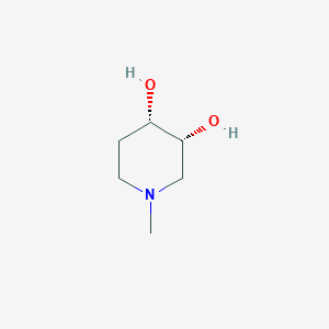 3,4-Piperidinediol, 1-methyl-, cis-