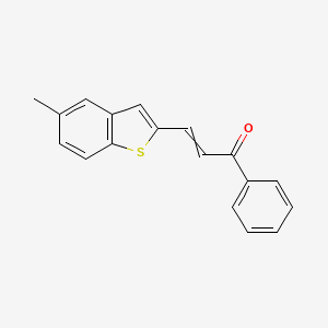 3-(5-Methyl-1-benzothiophen-2-yl)-1-phenylprop-2-en-1-one