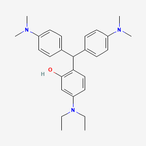 2-{Bis[4-(dimethylamino)phenyl]methyl}-5-(diethylamino)phenol