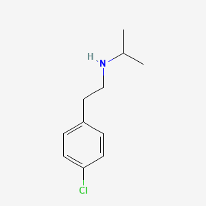 molecular formula C11H16ClN B1460755 [2-(4-Chlorophenyl)ethyl](propan-2-yl)amine CAS No. 2275-69-6