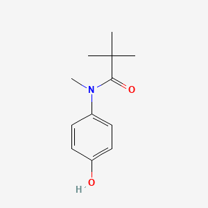 molecular formula C12H17NO2 B1460757 N-(4-hydroxyphenyl)-N,2,2-trimethylpropanamide CAS No. 1038215-86-9