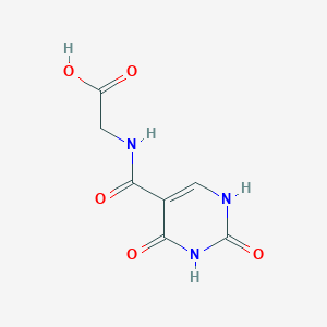 2-[(2,4-Dioxo-1,2,3,4-tetrahydropyrimidin-5-yl)formamido]acetic acid