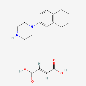 1-(5,6,7,8-Tetrahydro-2-naphthalenyl)piperazine (Z)-2-butenedioate