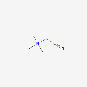 molecular formula C5H11N2+ B14607603 Methanaminium, 1-cyano-N,N,N-trimethyl- CAS No. 59431-11-7