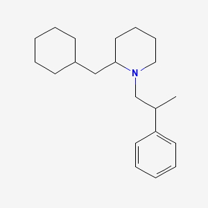 2-(Cyclohexylmethyl)-1-(2-phenylpropyl)piperidine