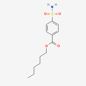 Hexyl 4-sulfamoylbenzoate