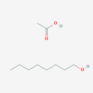 molecular formula C10H22O3 B14607632 Acetic acid--octan-1-ol (1/1) CAS No. 59461-57-3