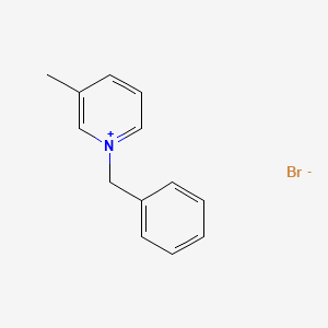 molecular formula C13H14BrN B14607652 Pyridinium, 3-methyl-1-(phenylmethyl)-, bromide CAS No. 58416-59-4