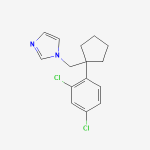 1-{[1-(2,4-Dichlorophenyl)cyclopentyl]methyl}-1H-imidazole