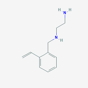 molecular formula C11H16N2 B14607682 N~1~-[(2-Ethenylphenyl)methyl]ethane-1,2-diamine CAS No. 59990-97-5