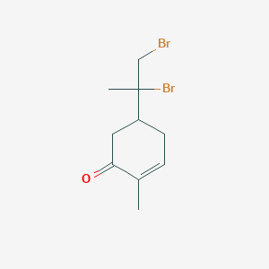 2-Cyclohexen-1-one, 5-(1,2-dibromo-1-methylethyl)-2-methyl-