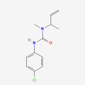 molecular formula C12H15ClN2O B14607725 N-But-3-en-2-yl-N'-(4-chlorophenyl)-N-methylurea CAS No. 58840-26-9