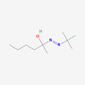 2-[(E)-tert-Butyldiazenyl]hexan-2-ol