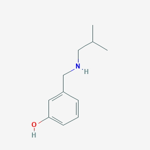 3-{[(2-Methylpropyl)amino]methyl}phenol