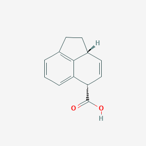 molecular formula C13H12O2 B14607869 (2aR,5S)-1,2,2a,5-Tetrahydroacenaphthylene-5-carboxylic acid CAS No. 60143-69-3