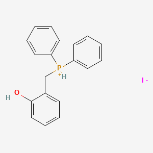 molecular formula C19H18IOP B14607882 [(2-Hydroxyphenyl)methyl](diphenyl)phosphanium iodide CAS No. 60254-13-9