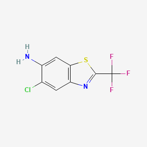 5-Chloro-2-(trifluoromethyl)-1,3-benzothiazol-6-amine