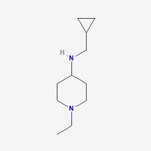 molecular formula C11H22N2 B1460789 N-(cyclopropylmethyl)-1-ethylpiperidin-4-amine CAS No. 1019611-57-4