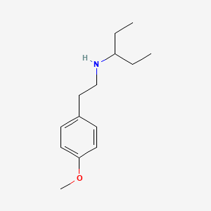 molecular formula C14H23NO B1460791 [2-(4-Methoxyphenyl)ethyl](pentan-3-yl)amine CAS No. 1019508-51-0