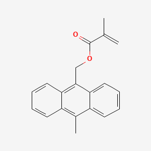 molecular formula C20H18O2 B14607920 (10-Methylanthracen-9-YL)methyl 2-methylprop-2-enoate CAS No. 57504-09-3