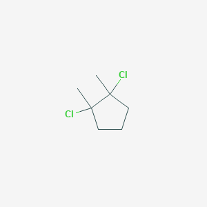 molecular formula C7H12Cl2 B14607929 1,2-Dichloro-1,2-dimethylcyclopentane CAS No. 61042-04-4