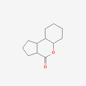 molecular formula C12H18O2 B14607962 Decahydrobenzo[b]cyclopenta[d]pyran-4(1H)-one CAS No. 58237-66-4