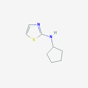 molecular formula C8H12N2S B1460797 N-cyclopentyl-1,3-thiazol-2-amine CAS No. 1036541-87-3
