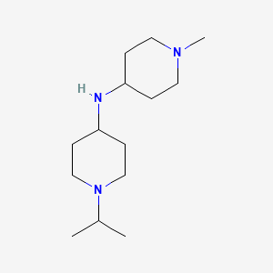 1-methyl-N-[1-(propan-2-yl)piperidin-4-yl]piperidin-4-amine